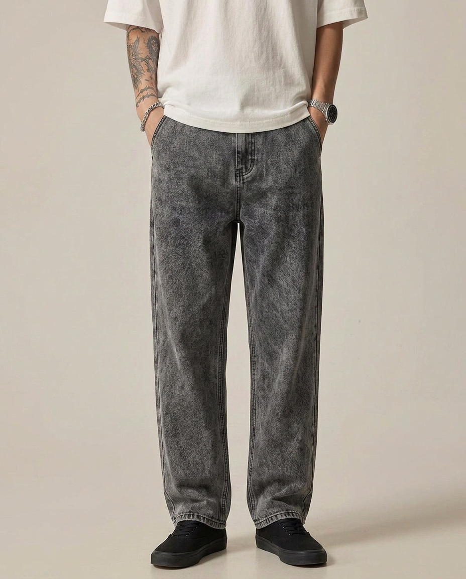 Men's Straight Leg Denim Jeans
