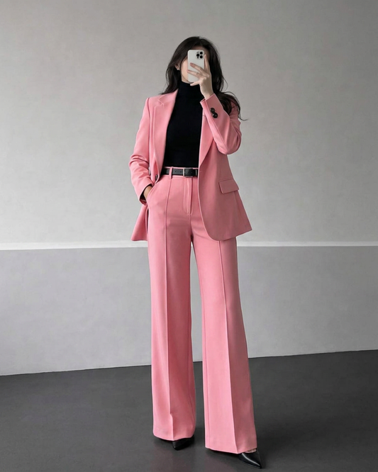 Women's Tailored Trouser Suit Set