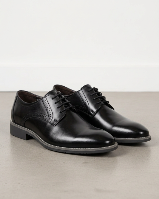 Men's Leather Derby Dress Shoes