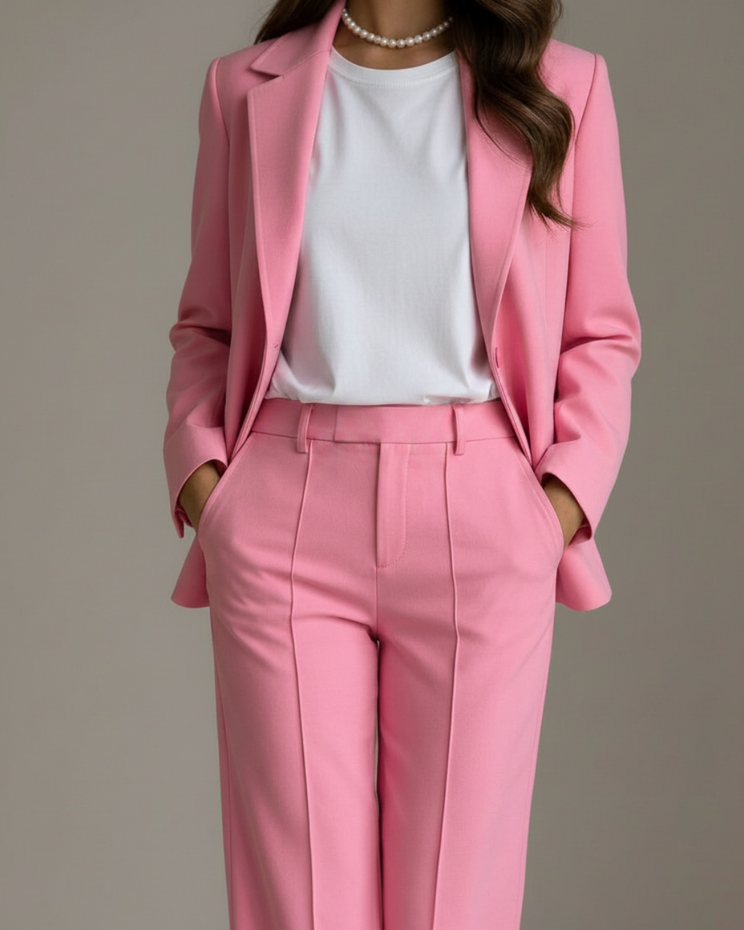 Women's Tailored Trouser Suit Set