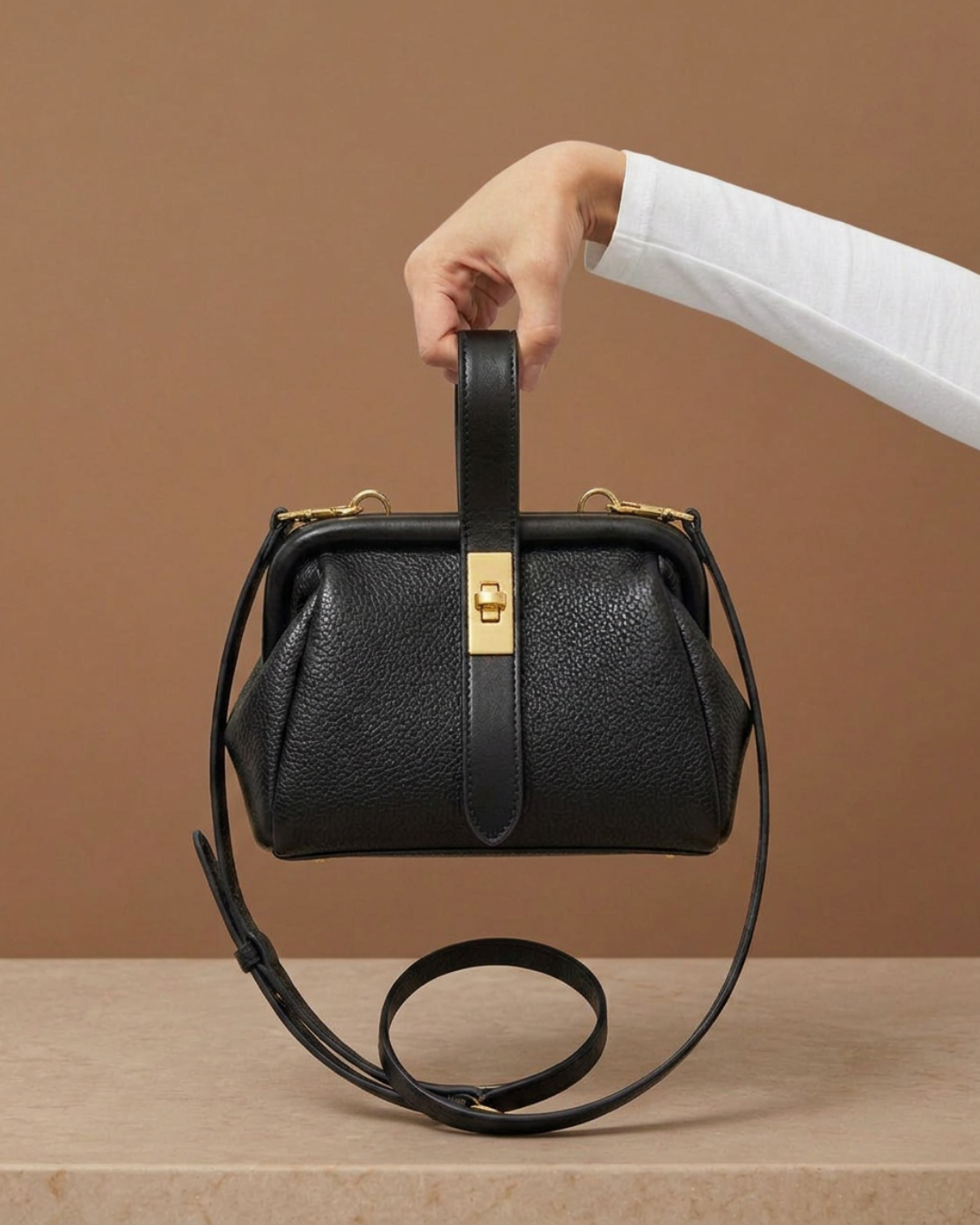 Women's Structured Mini Top Handle Bag