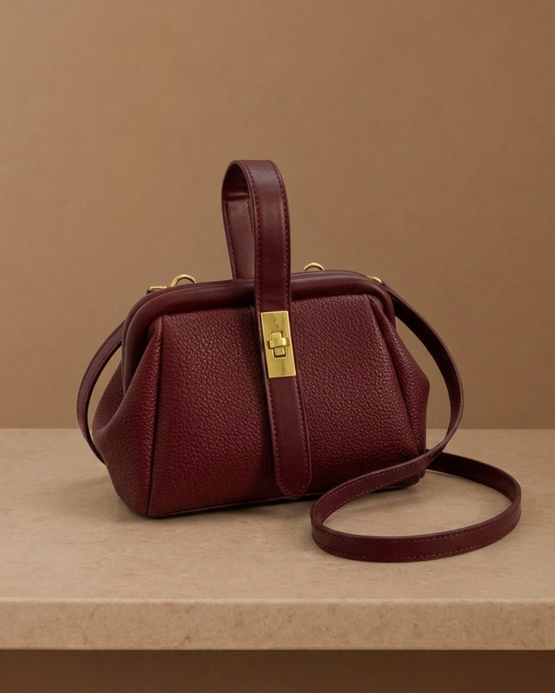 Women's Structured Mini Top Handle Bag