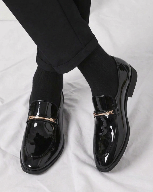 Men's Patent Leather Loafers