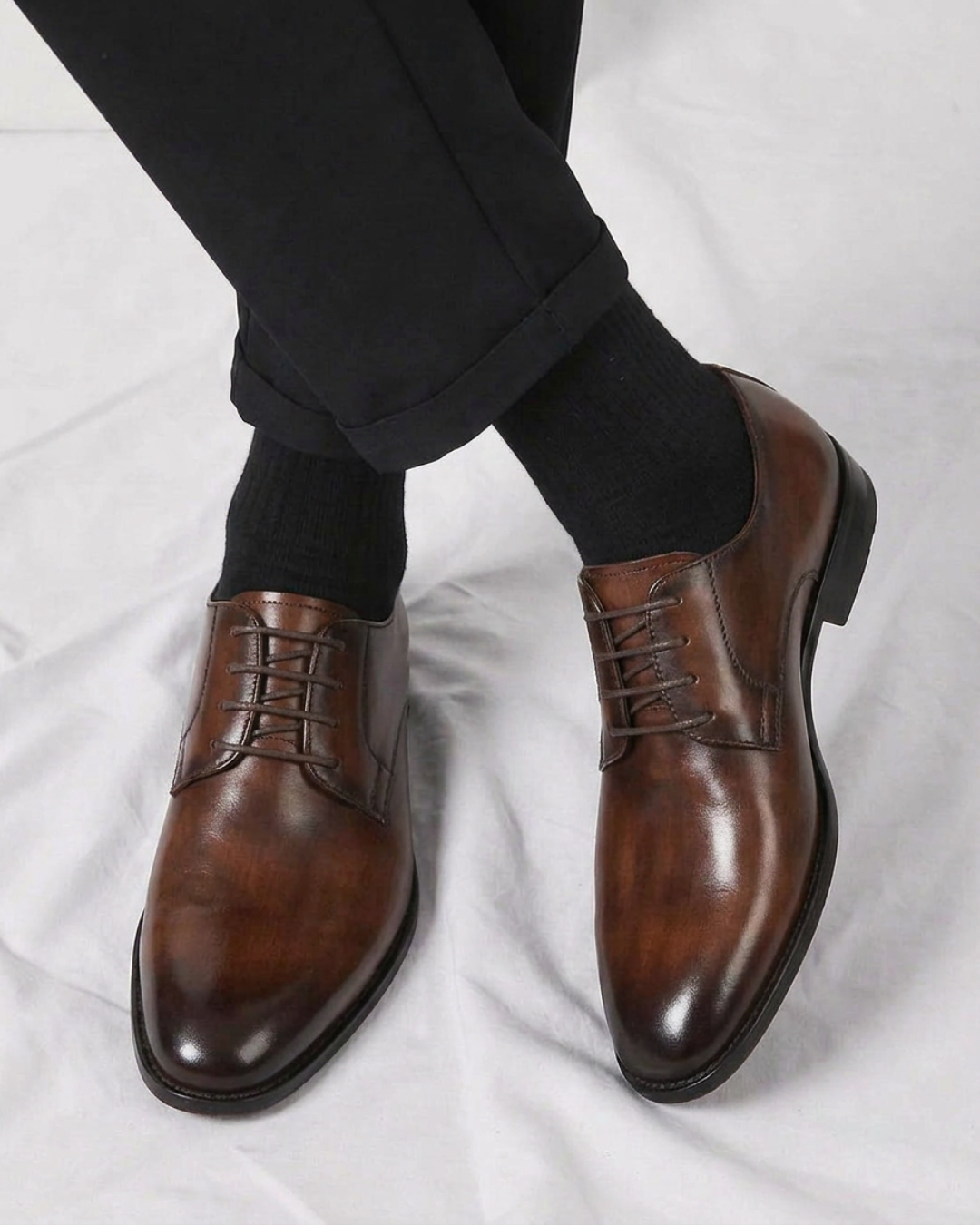 Men's Lace-Up Derby Shoes