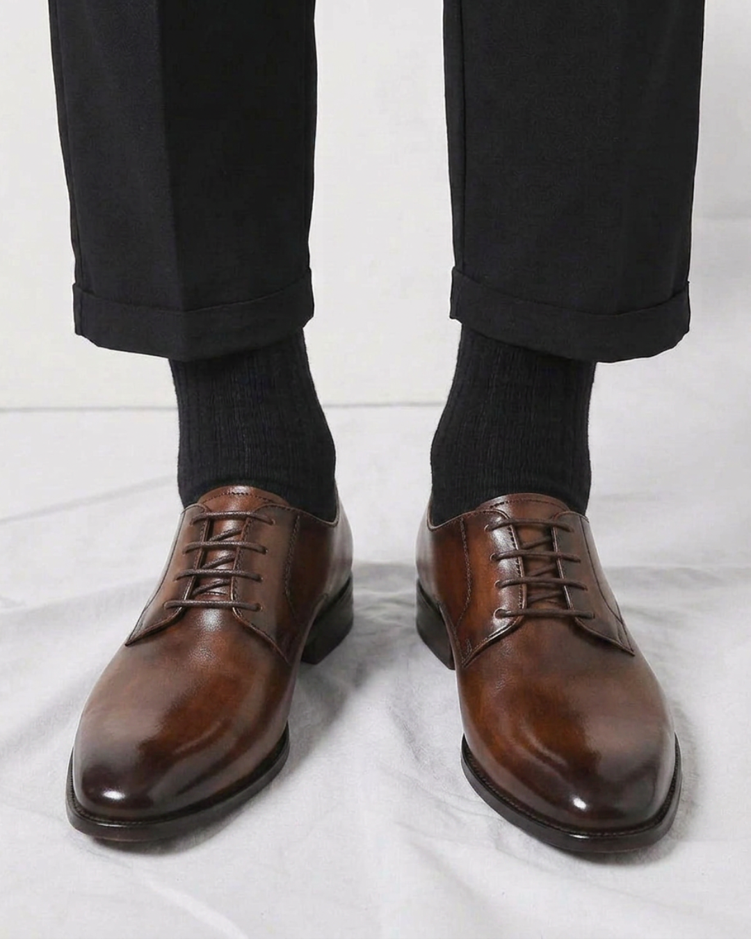 Men's Lace-Up Derby Shoes