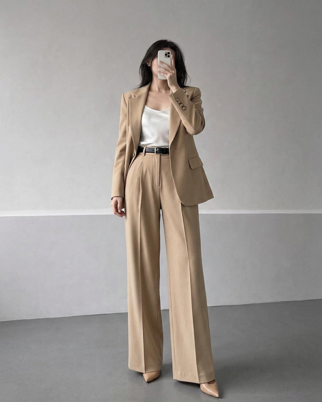 Women's Tailored Trouser Suit Set