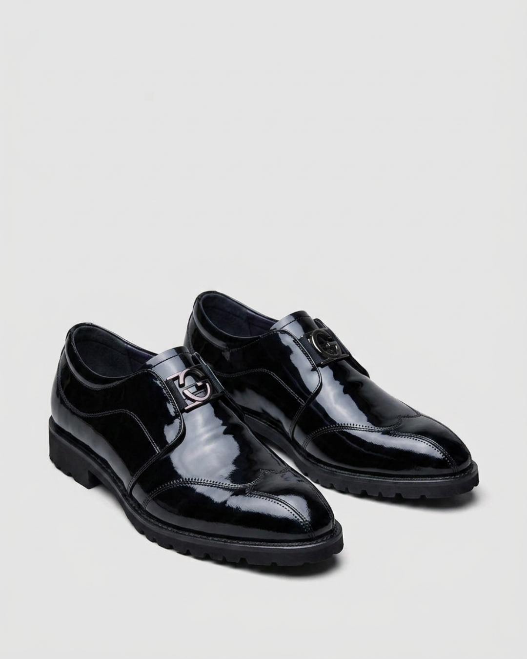 Men's Buckle Slip-On Loafers