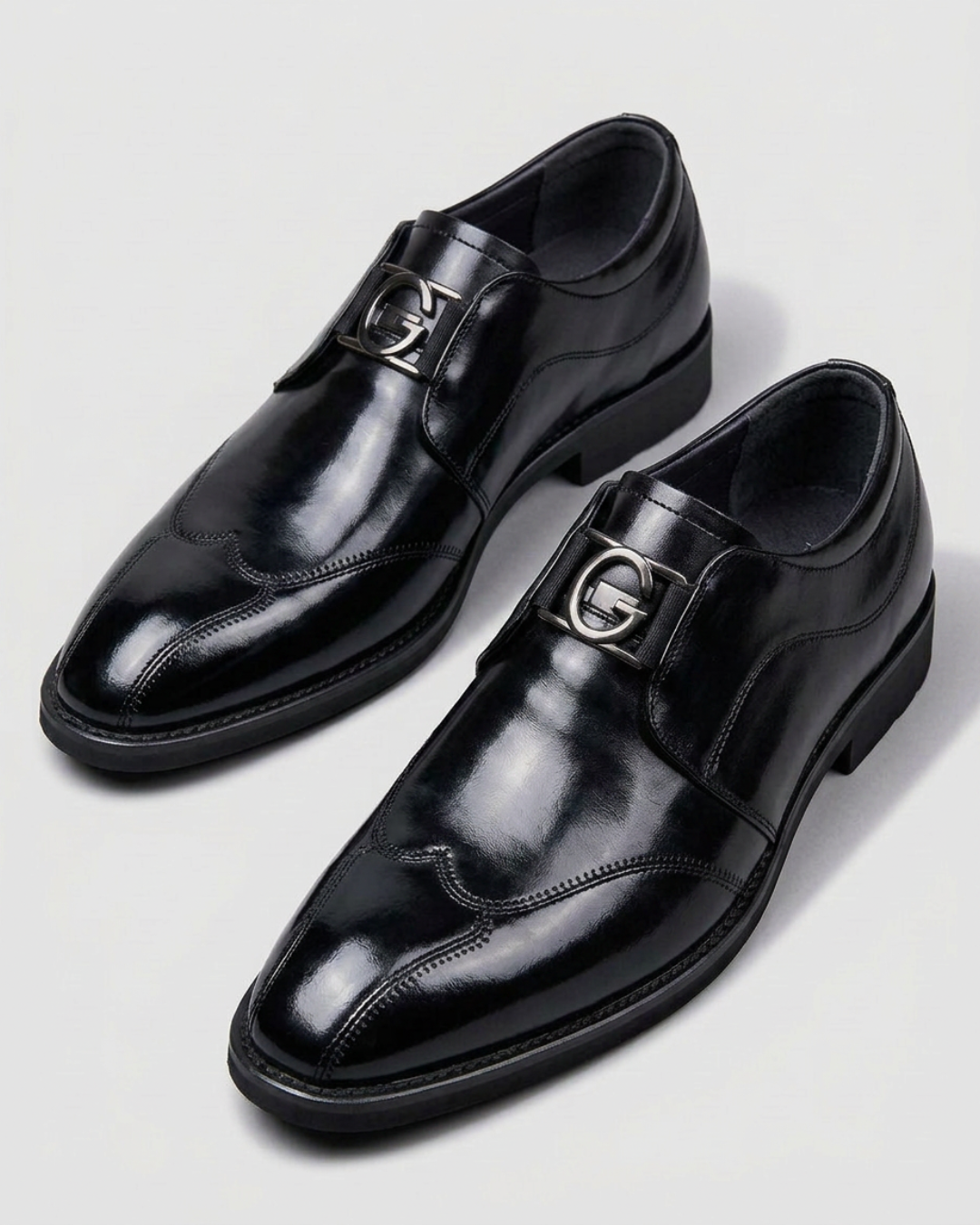 Men's Buckle Slip-On Loafers