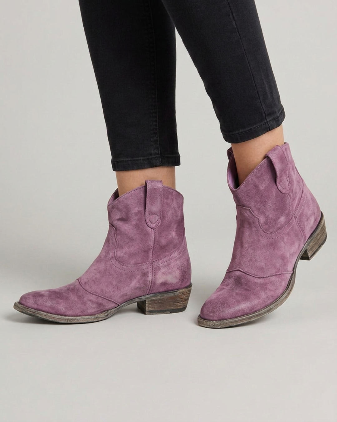 Women's Western Cowboy Ankle Boots