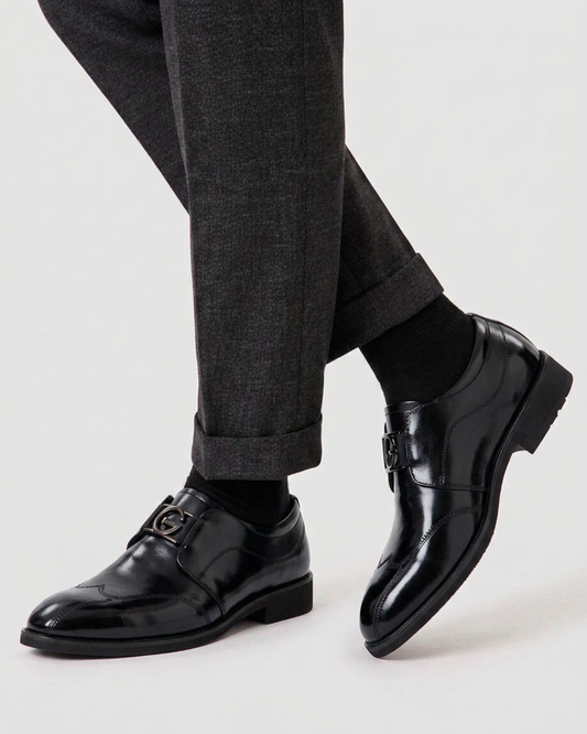 Men's Buckle Slip-On Loafers