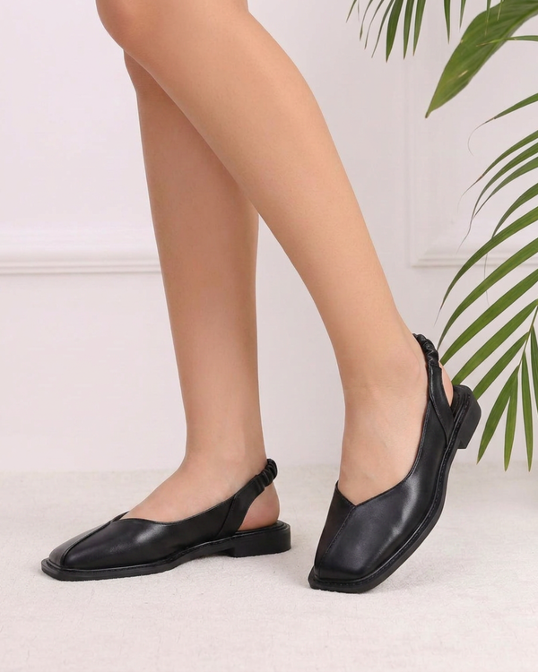 Women's Square Toe Slingback Sandals