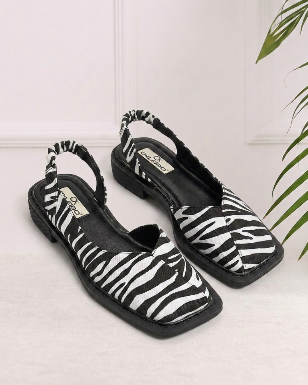 Women's Square Toe Slingback Sandals