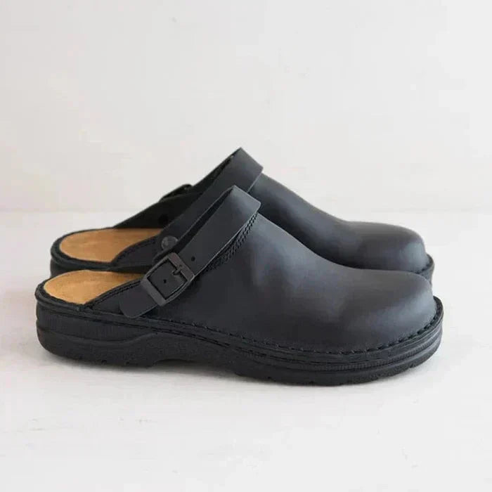 Women's Supportive Comfort Leather Slip On