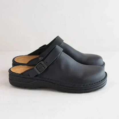 Women's Supportive Comfort Leather Slip On