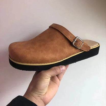Women's Supportive Comfort Leather Slip On