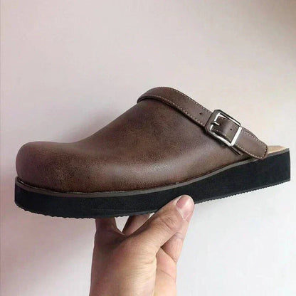 Women's Supportive Comfort Leather Slip On