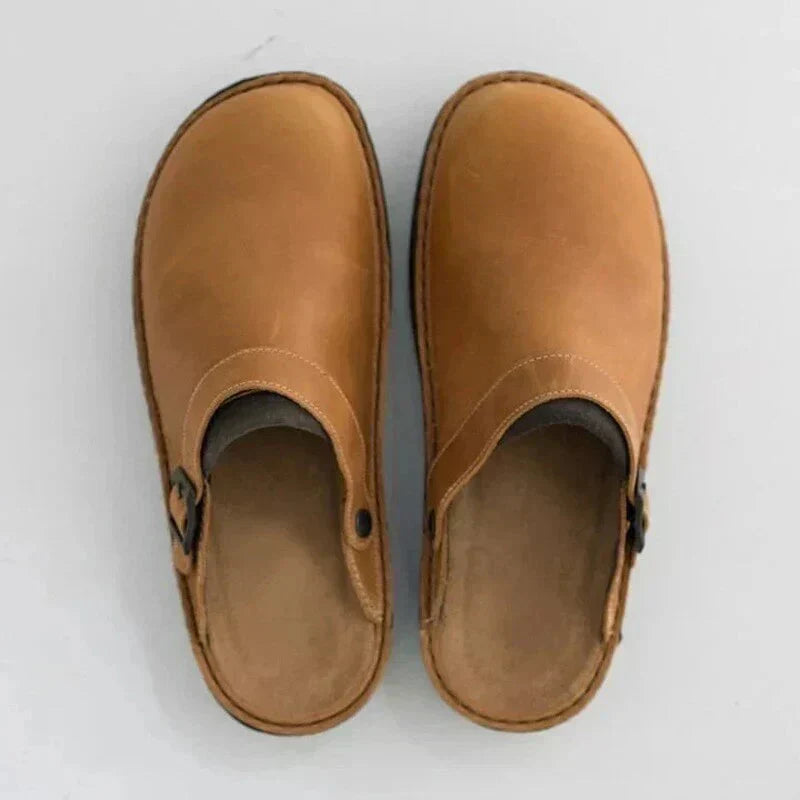 Women's Supportive Comfort Leather Slip On