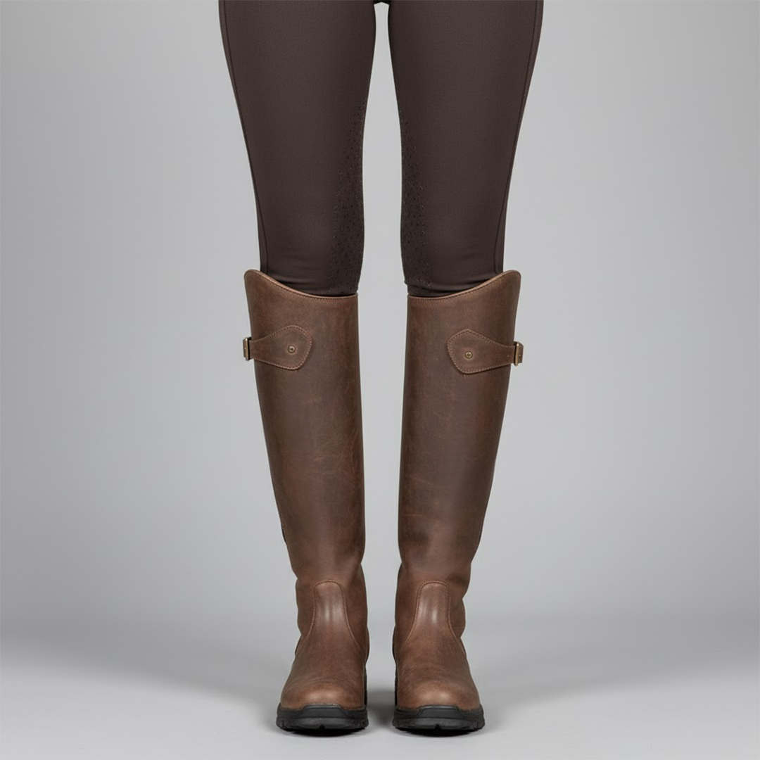 Women's Premium Supportive Comfort Outdoor Riding Leather Boots