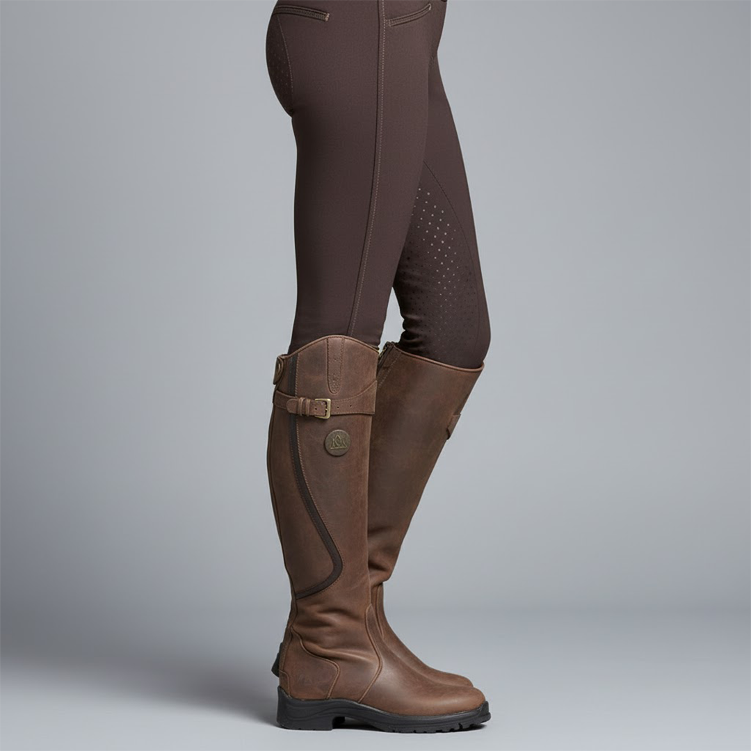 Women's Premium Supportive Comfort Outdoor Riding Leather Boots