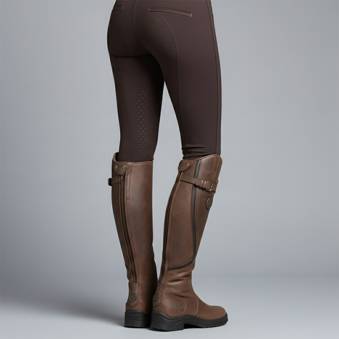 Women's Premium Supportive Comfort Outdoor Riding Leather Boots