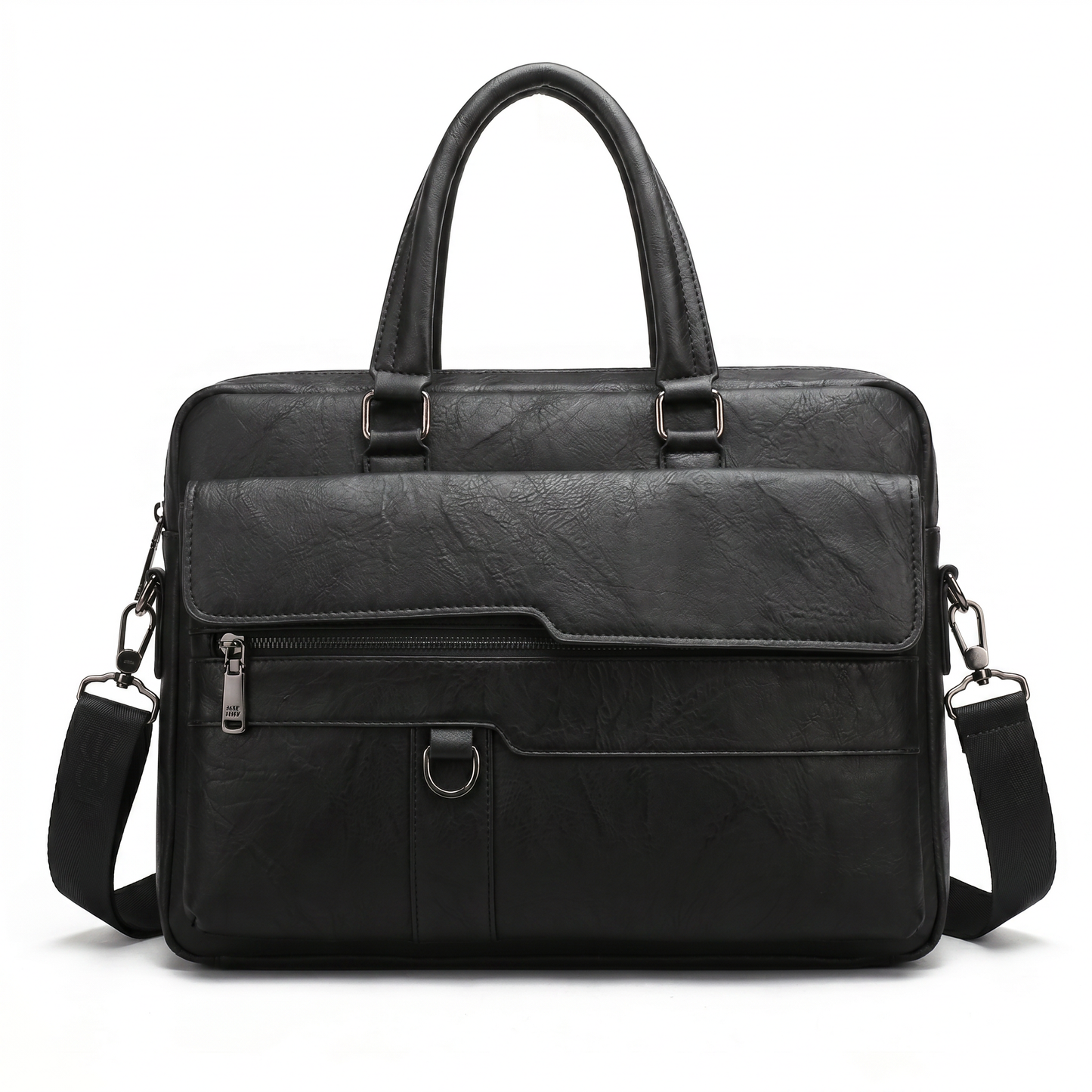 Men's Leather Briefcase - Rock