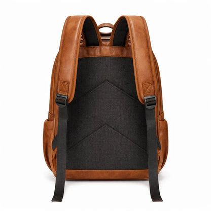 Men's Real Leather Backpack - Oxbridge