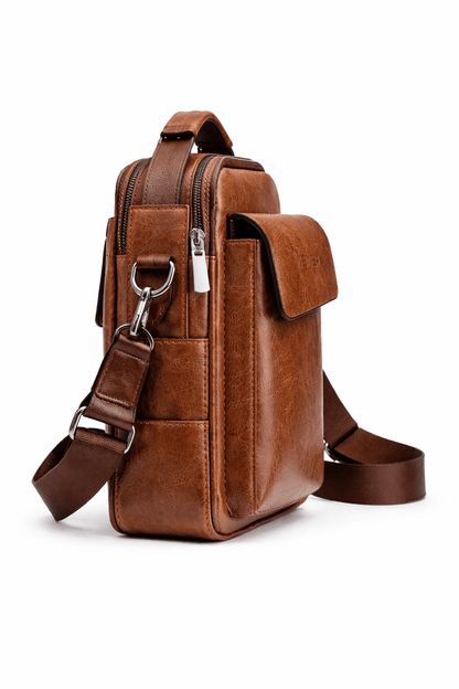 Men's Real Leather Satchel - Thornbury