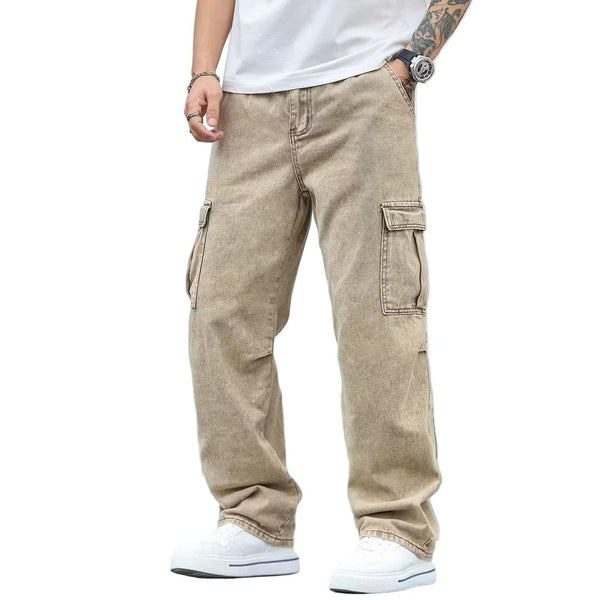 Men's Straight Fit Cargo Jeans
