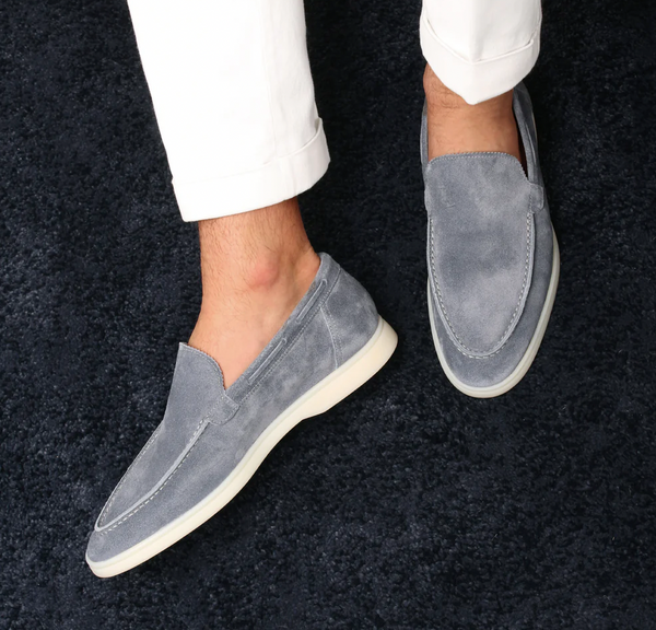 Men's Suede Slip-On Loafers
