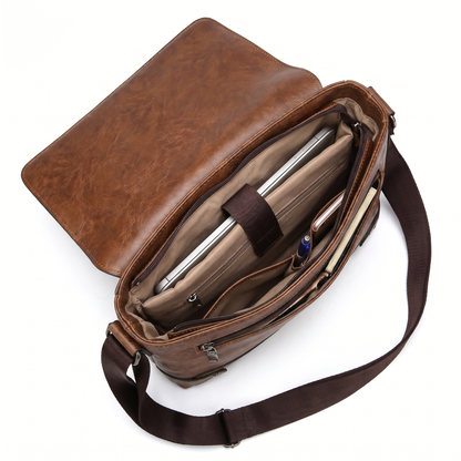 Men's Leather Briefcase - Work