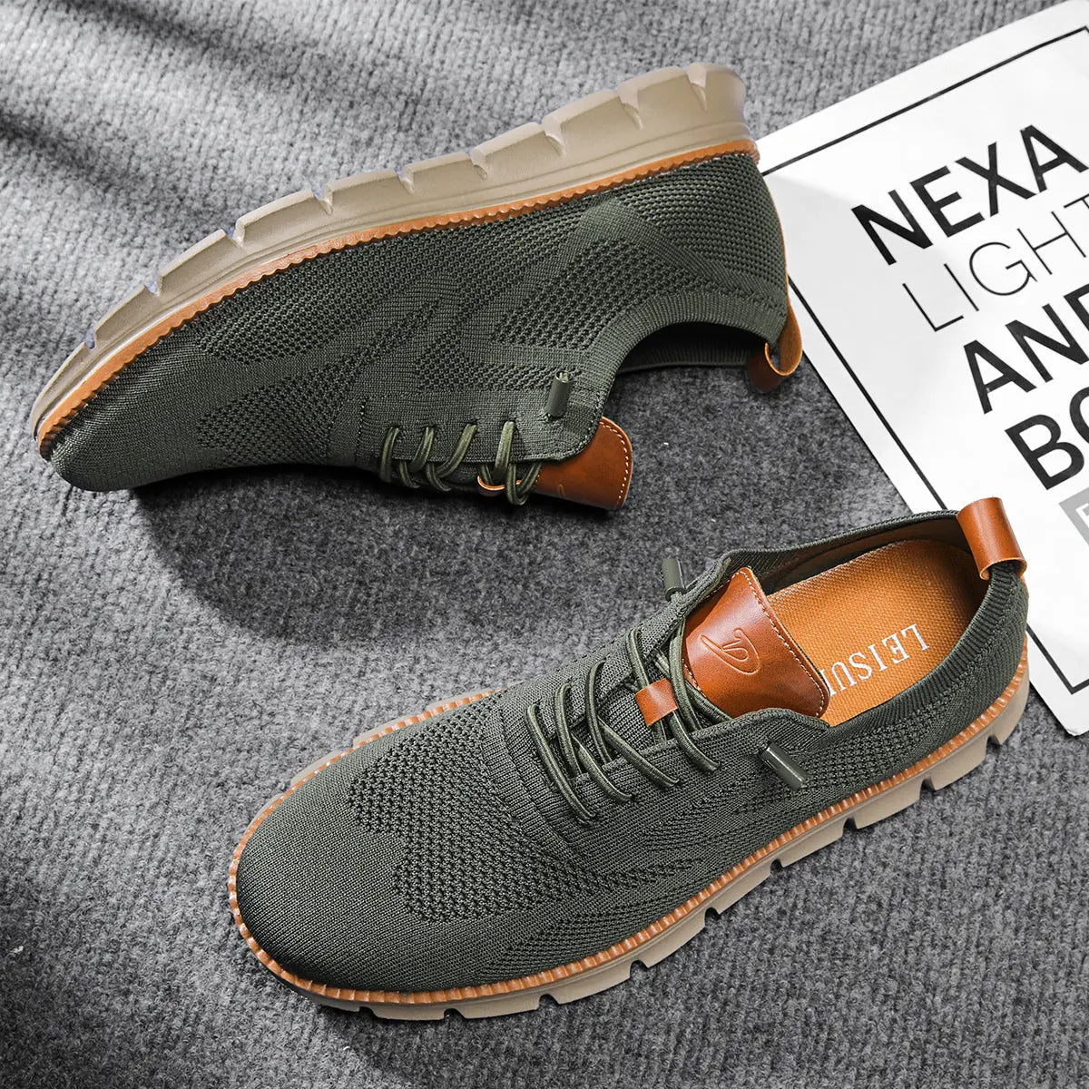 Harrington Oxford | Men’s Ultra-Cushioned Breathable Knit Sneakers