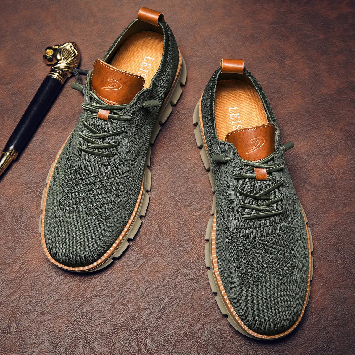 Harrington Oxford | Men’s Ultra-Cushioned Breathable Knit Sneakers