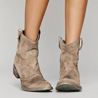 Women's Vintage Western Ankle Boots