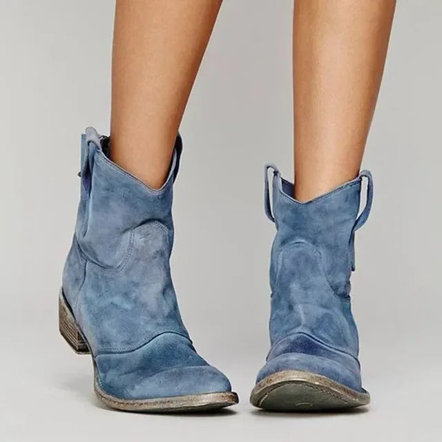 Women's Vintage Western Ankle Boots