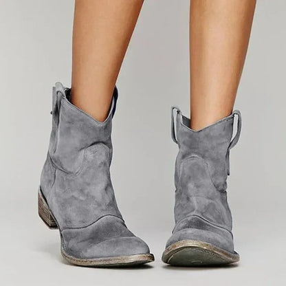 Women's Vintage Western Ankle Boots