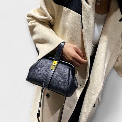 Ivy | Women’s Elegant Leather Mini Handbag with Turn Lock