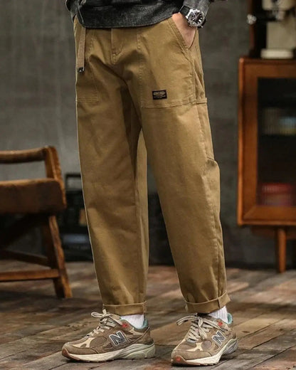 Harrington Oxford | Men's Rugged Cargo Trousers with Pocket Panels