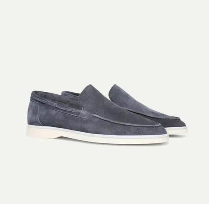 James | Men’s Stylish Suede Yacht Loafers with Rubber Sole