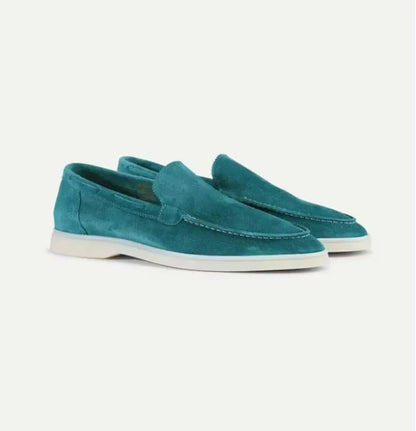 James | Men’s Stylish Suede Yacht Loafers with Rubber Sole