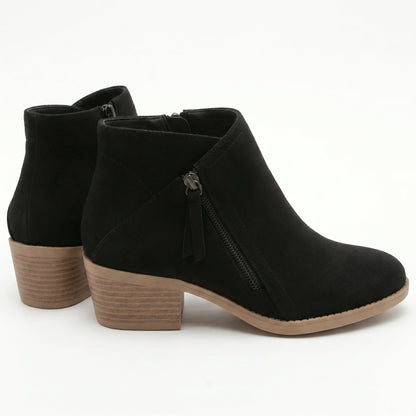 Eliza - Women's Side Zip Ankle Boots
