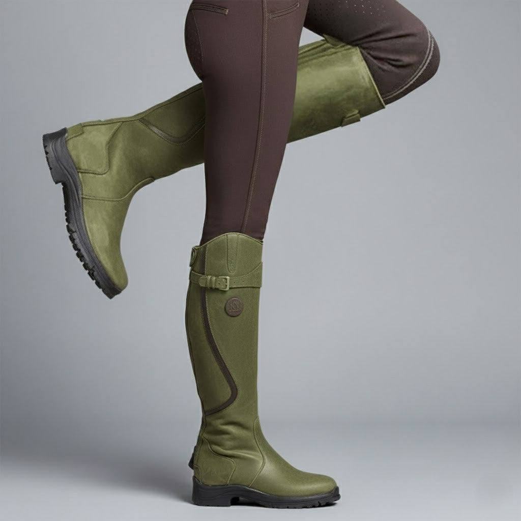 Women's Premium Supportive Comfort Outdoor Riding Leather Boots
