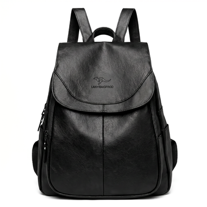 Women's Italian Genuine Leather Backpack - Eco