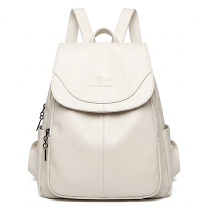 Women's Italian Genuine Leather Backpack - Eco