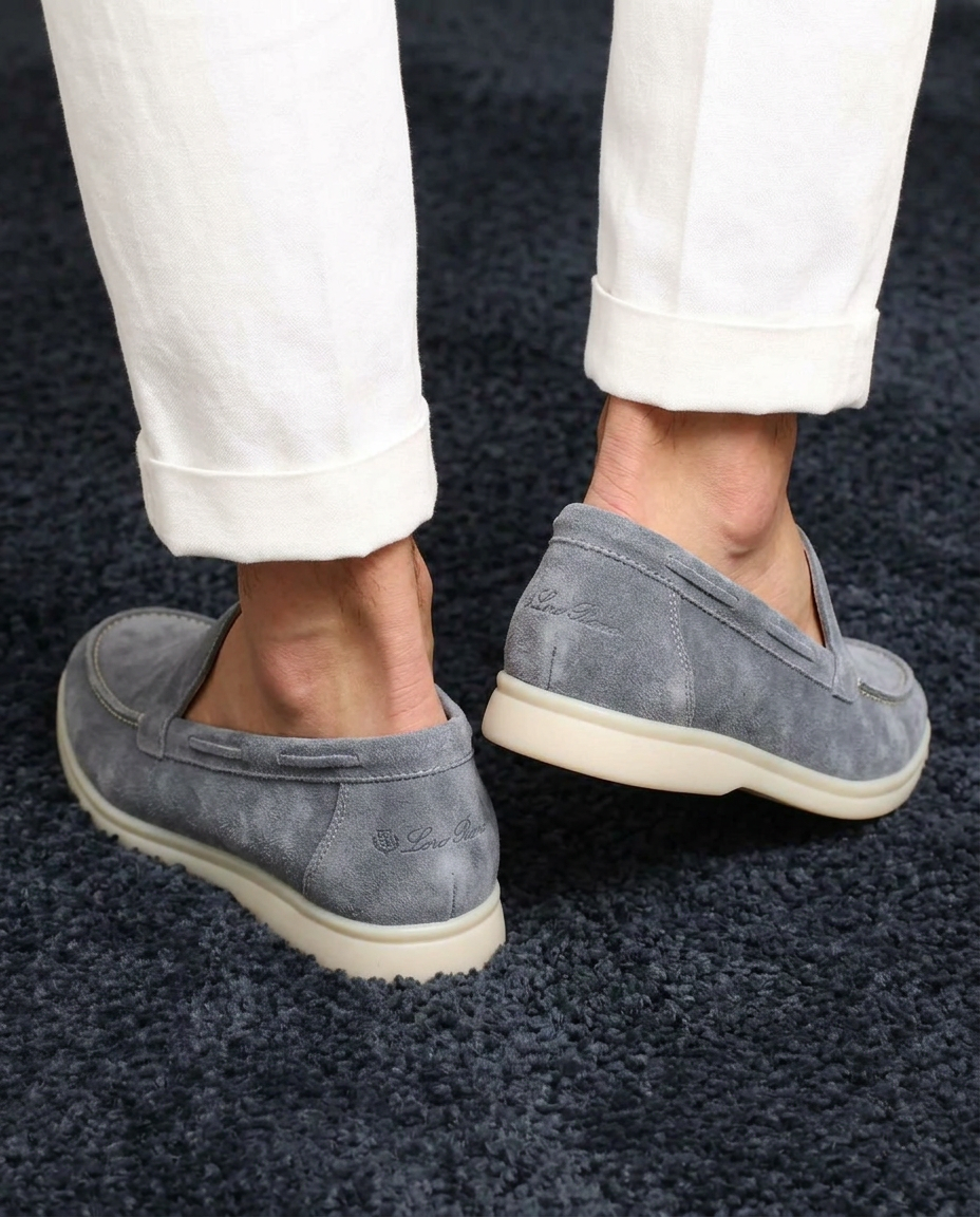 Men's Suede Slip-On Loafers