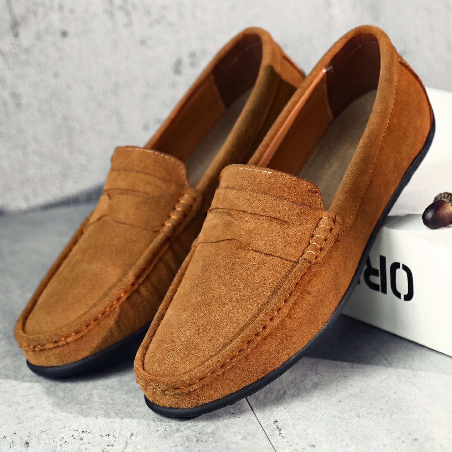 Marcus - Men's Penny Strap Loafers